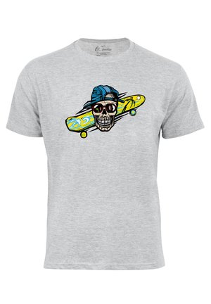 Cotton Prime SUMMER SKULL - Print T-shirt - grau