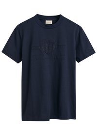 TONAL ARCHIVE SHIELD - Triko s potiskem - evening blue