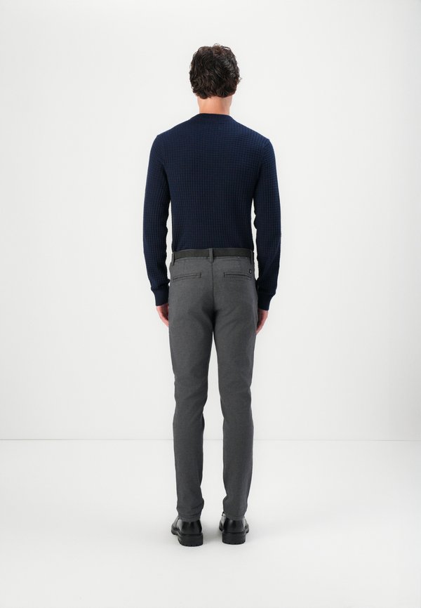 STRUCTURED STRAIGHT - Chinos - anthracite3