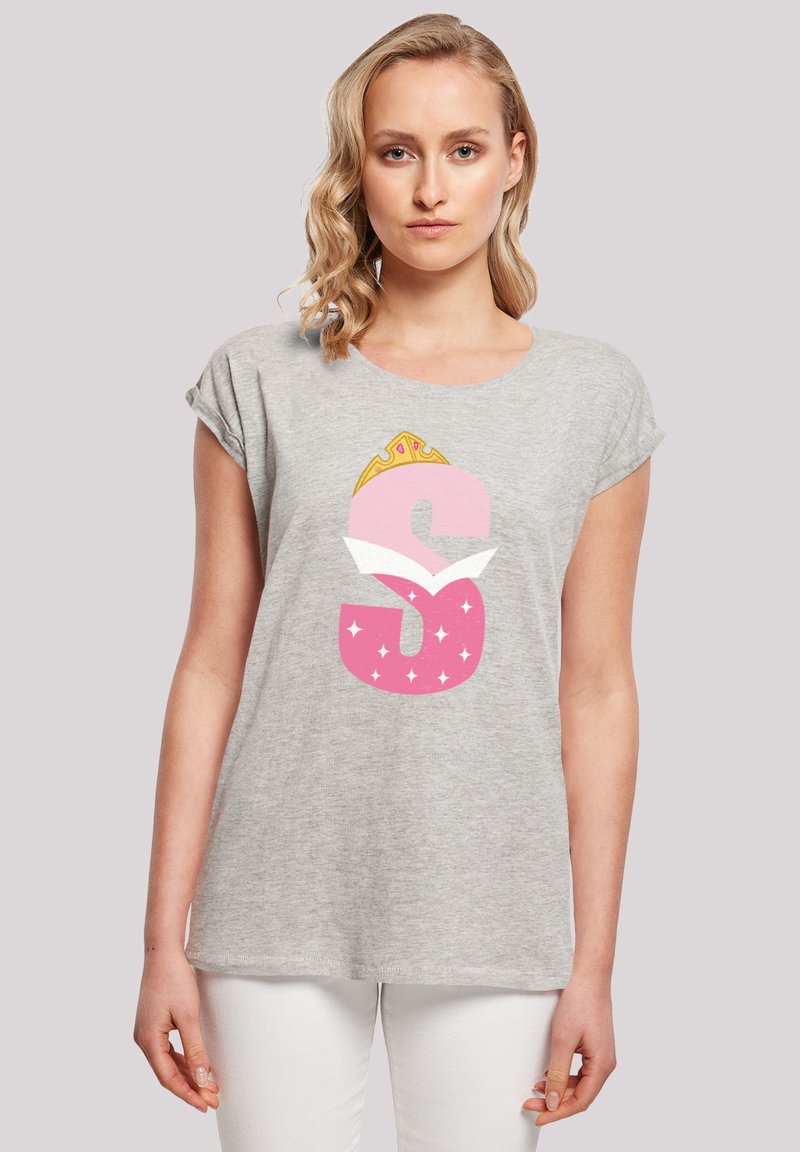 F4NT4STIC SLEEPING BEAUTY - Apdrukāts T-krekls - heather grey
