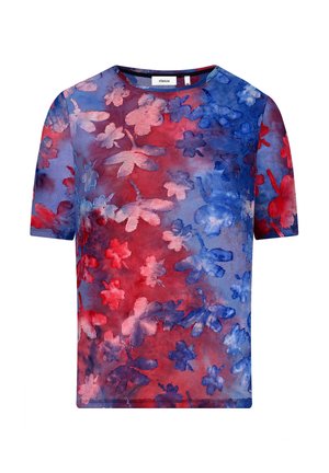 Elanza MIT BLÜTEN MUSTER IN - T-Shirt print - blue red