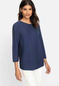 Olsen MIT RUNDHALSAUSSSCHNITT - Strickpullover - dunkelblau