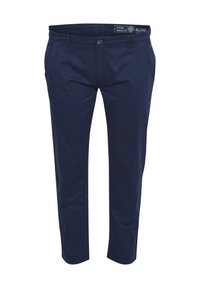 BHTROMP REGULAR FIT LOW WAIST - Trousers - dress blues