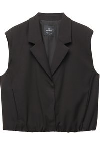 BALLOON HEM - Vest - black