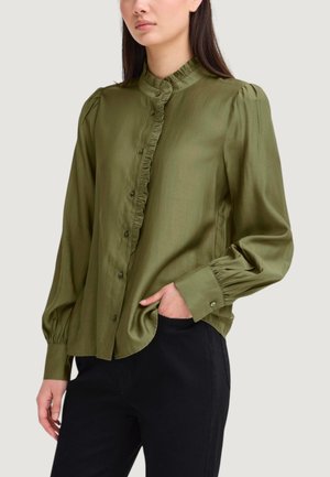 KARLANI SH - Blusa - olive-green