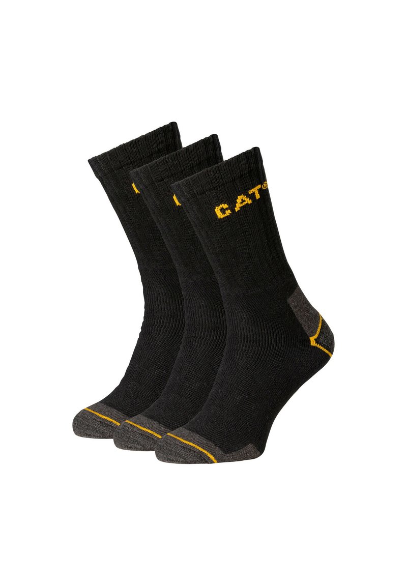 Chaussettes De Travail CATERPILLAR - Lot De 6 Paires - Renfort Talon/orteils - Taille 35-50