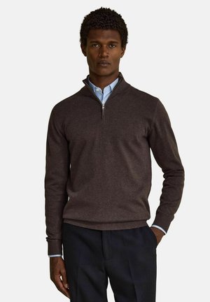 John Henric, Striktrøje - dark brown