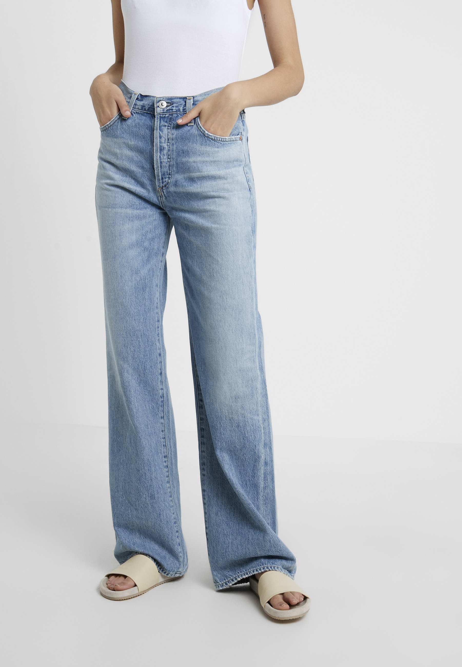 Citizens Of Humanity Annina Relaxed Fit Jeans Tularosa Light Blue Denim Zalando Co Uk