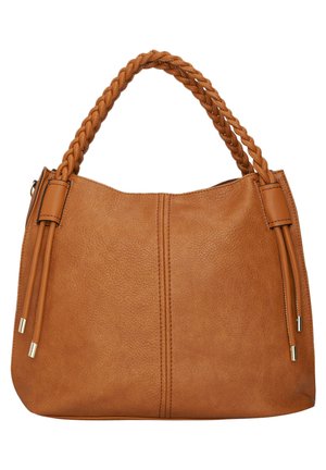LETTIE - Shopping Bag - cognac