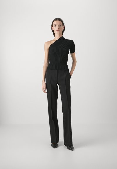 AERON SHORT SLEEVED - Marškinėliai su spaudiniu - black