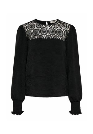 ONLY, TOP ONLMETTE TOP - Blouse - black