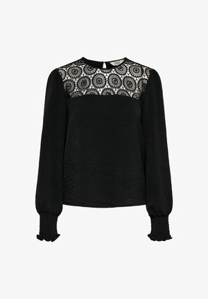 ONLY, TOP ONLMETTE TOP - Blouse - black