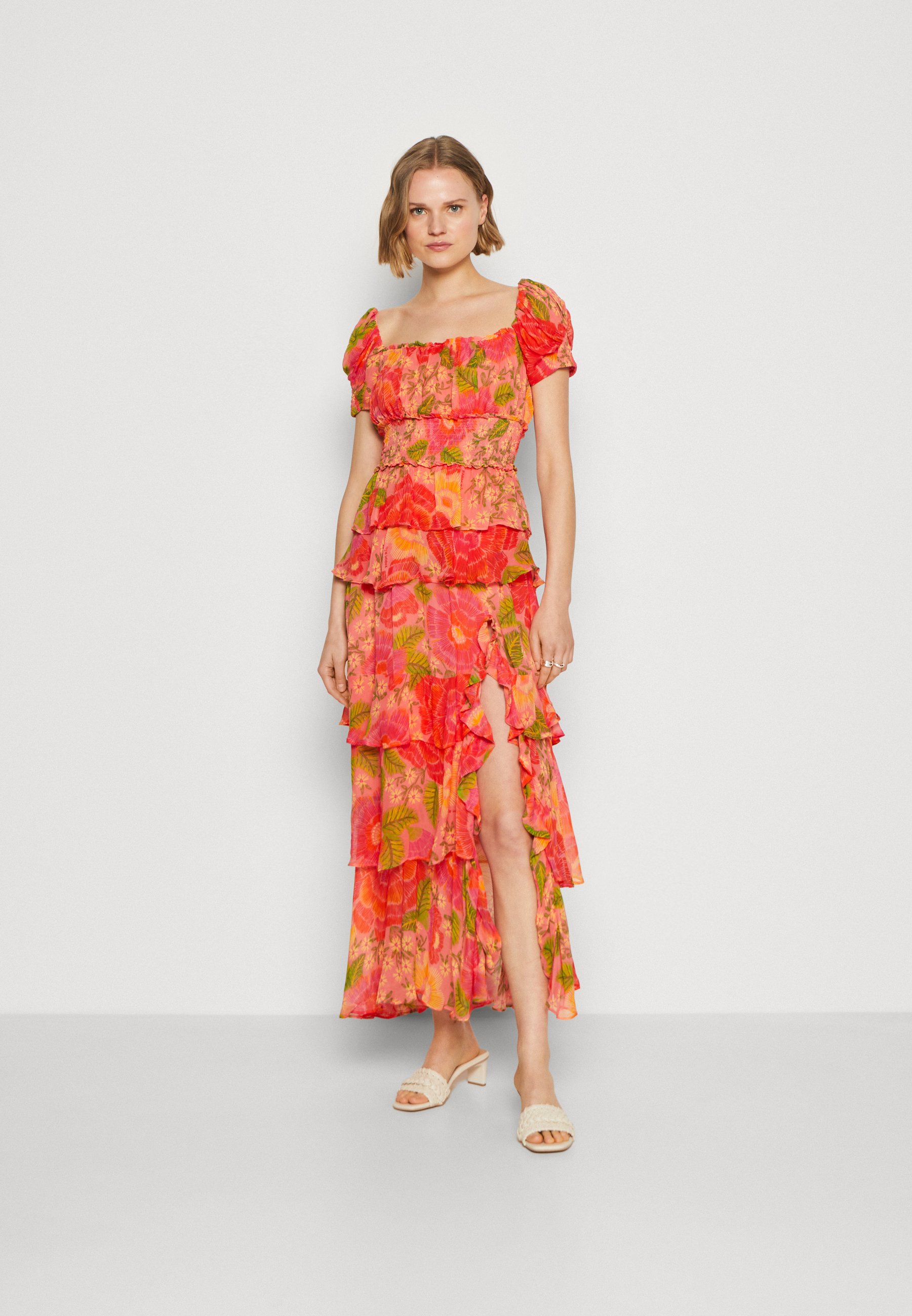 Farm Rio BLOOMING FLORAL MAXI DRESS - Maxi dress - multicoloured