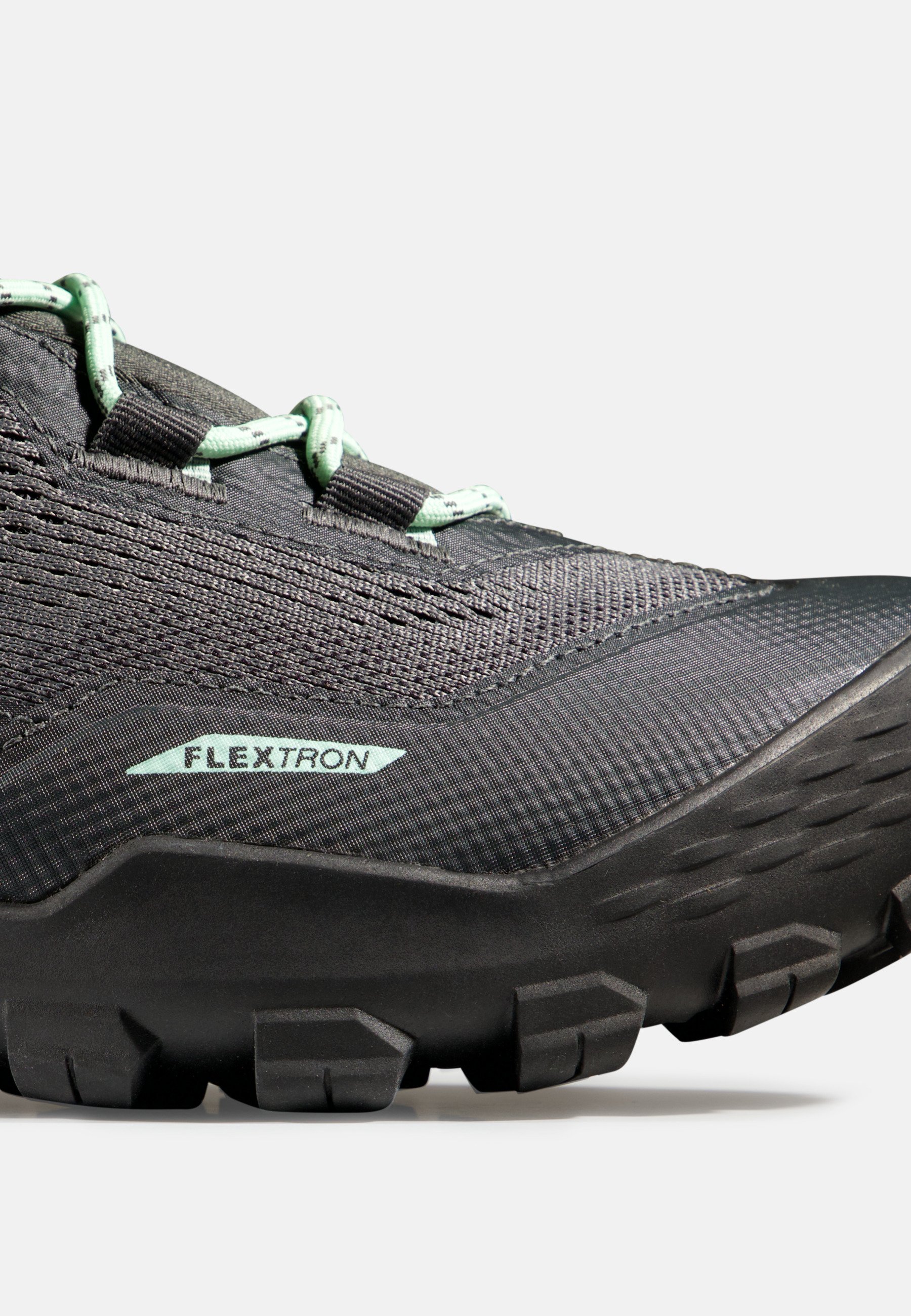 Mammut DUCAN II HIGH GORE-TEX - Hiking shoes - steel neo mint/grey