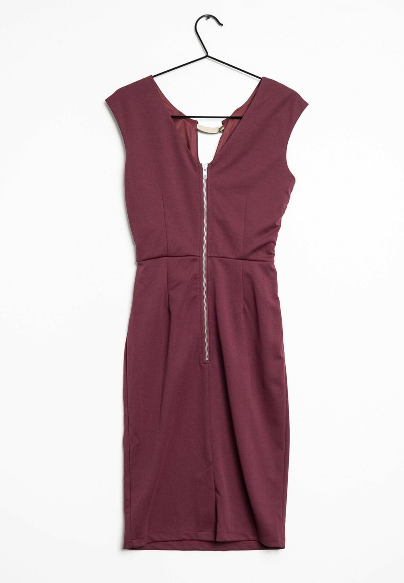 little mistress burgundy dress Burgundy Red PU Asymmetric Neck Midaxi Dress Vicky Pattison EDIT