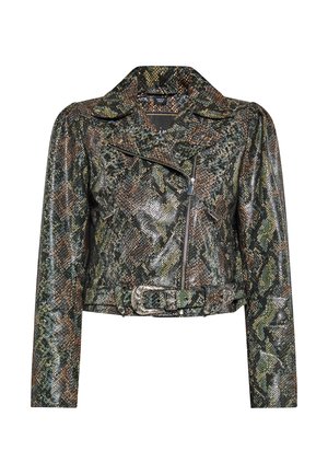 faina, Lederjacke - schlange