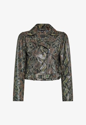 faina, Lederjacke - schlange
