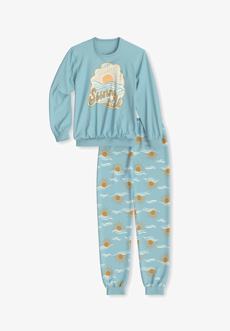 Calida SUN BÜNDCHEN SET - Pyjama - cascade blue