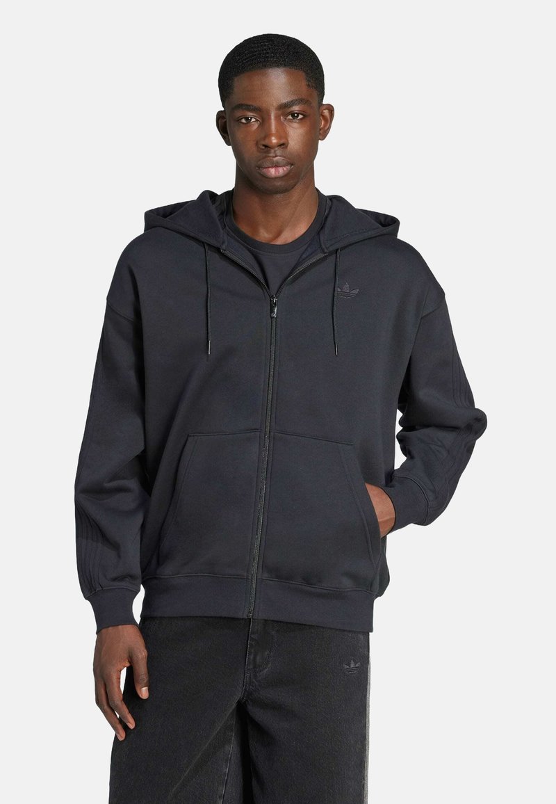adidas Originals - FULL-ZIP  - Zip-up sweatshirt - black black, Enlarge