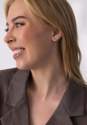PURELEI, PURELEI OHRRINGE LEAF - Earrings - silver-coloured
