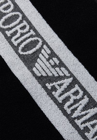 Emporio Armani TELO TOWEL BEACHWEAR - Beach towel - black