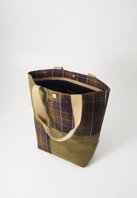 Barbour PATCHWORK TOTE BAG UNISEX - Τσάντα Tote - dusky green