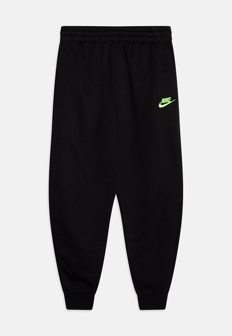 Nike Sportswear CLUB UNISEX - Verryttelyhousut - black/volt