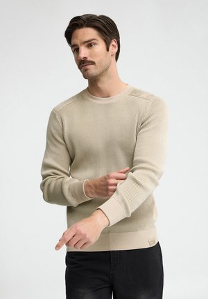 Polo Club, PULLOVER MAN QUAI LONG SLEEVE REGULAR FIT - Jersey de punto - beige