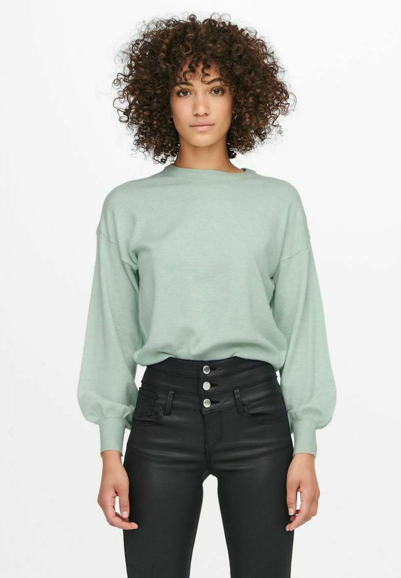 Maglione Donna JDY Rue L/S Knt Noos, A Maglia, Girocollo, Maniche Lunghe, Taglio Normale