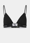 UNLINED TRIANGLE 1996 COTTON - Triangle bra - black