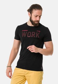 Cipo & Baxx T-shirt print - black