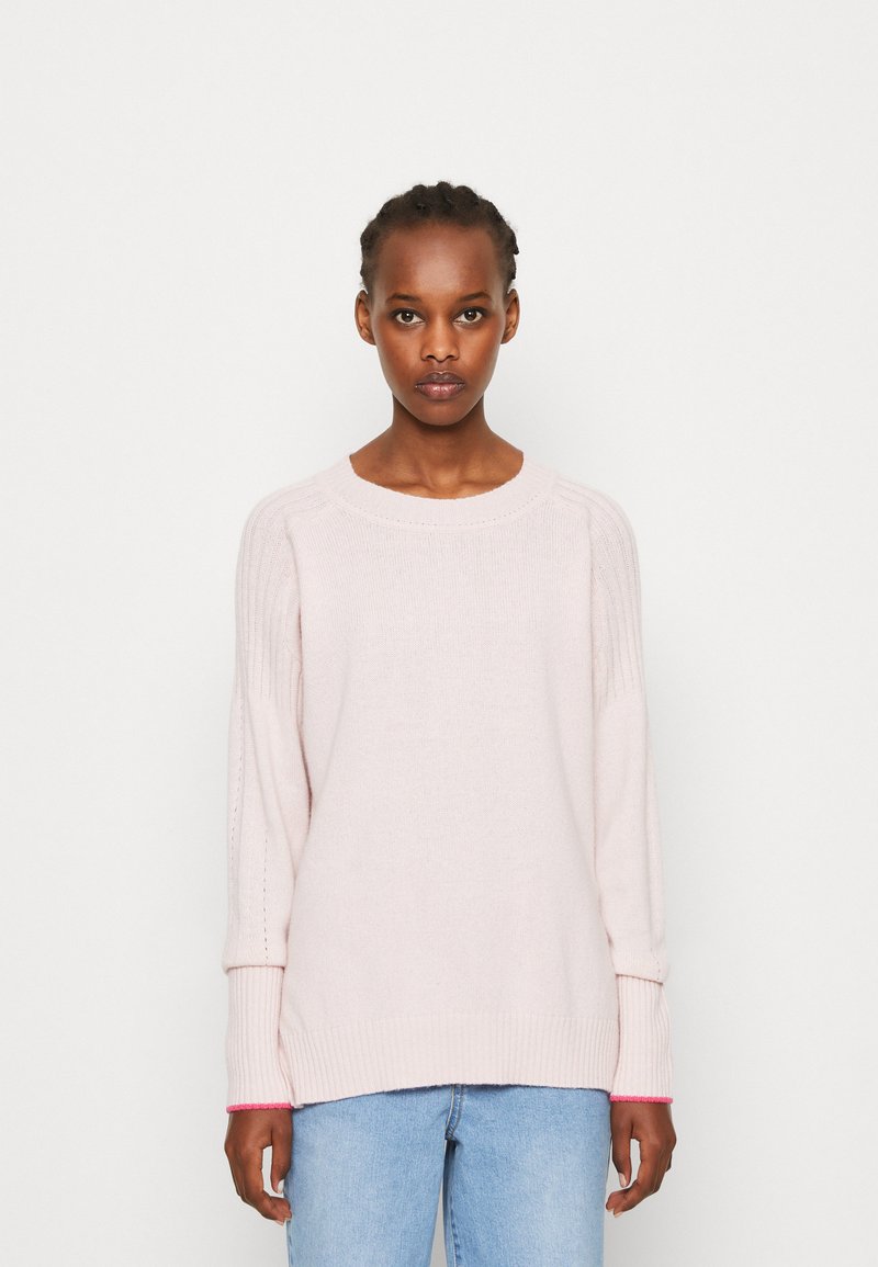 Scotch & Soda RELAXED FIT CREWNECK Jumper lavender melange/pink