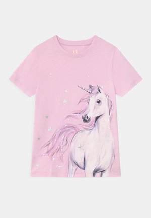 STEVIE EMBELLISHED - Triko s potiskem - lavender fog