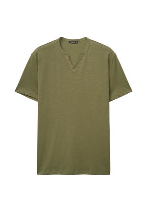 Calliope, T-SHIRT TINTA UNITA - T-shirt basic - verde militare