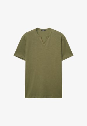 Calliope, T-SHIRT TINTA UNITA - T-shirt basic - verde militare
