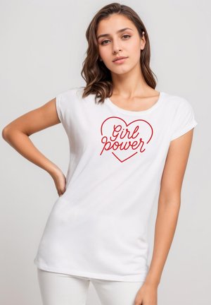 CLASSIC ROLL UP GPWR - Print T-shirt - white