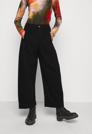 SPONGE PANTS - Džíny Relaxed Fit - black