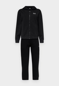 TRACKSUIT - Felpa con zip - black