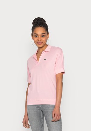 RELAXED OVERSIZE POLO SHIRT - Pikeepaita - lotus