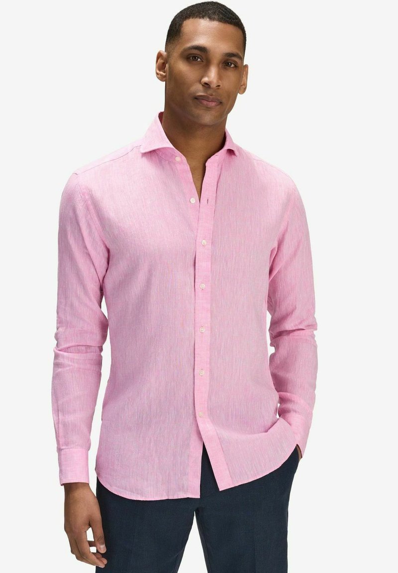 John Henric ADONIS SOLID SMART - Vapaa-ajan kauluspaita - pink