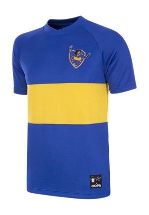 MARADONA X COPA BOCA RETRO FOOTBALL  - T-shirt imprimé - blue yellow