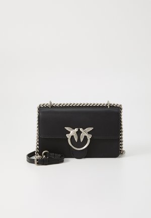 LOVE ONE MINI - Olkalaukku - black/old silver