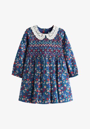 SHIRRED - Jurk - navy blue floral