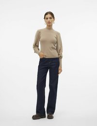 Vero Moda VMHOLLYKARISPUFF HIGHNK GA BOO - Maglione - silver mink