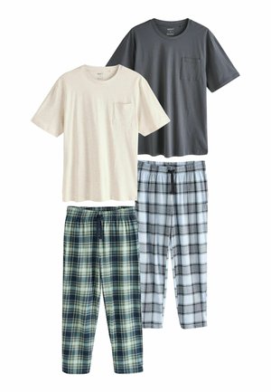 SETS 2 PACK.  - REGULAR FIT - Pyjamas - blue check