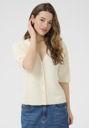 Kaffe MARINA - Cardigan - chalk cc