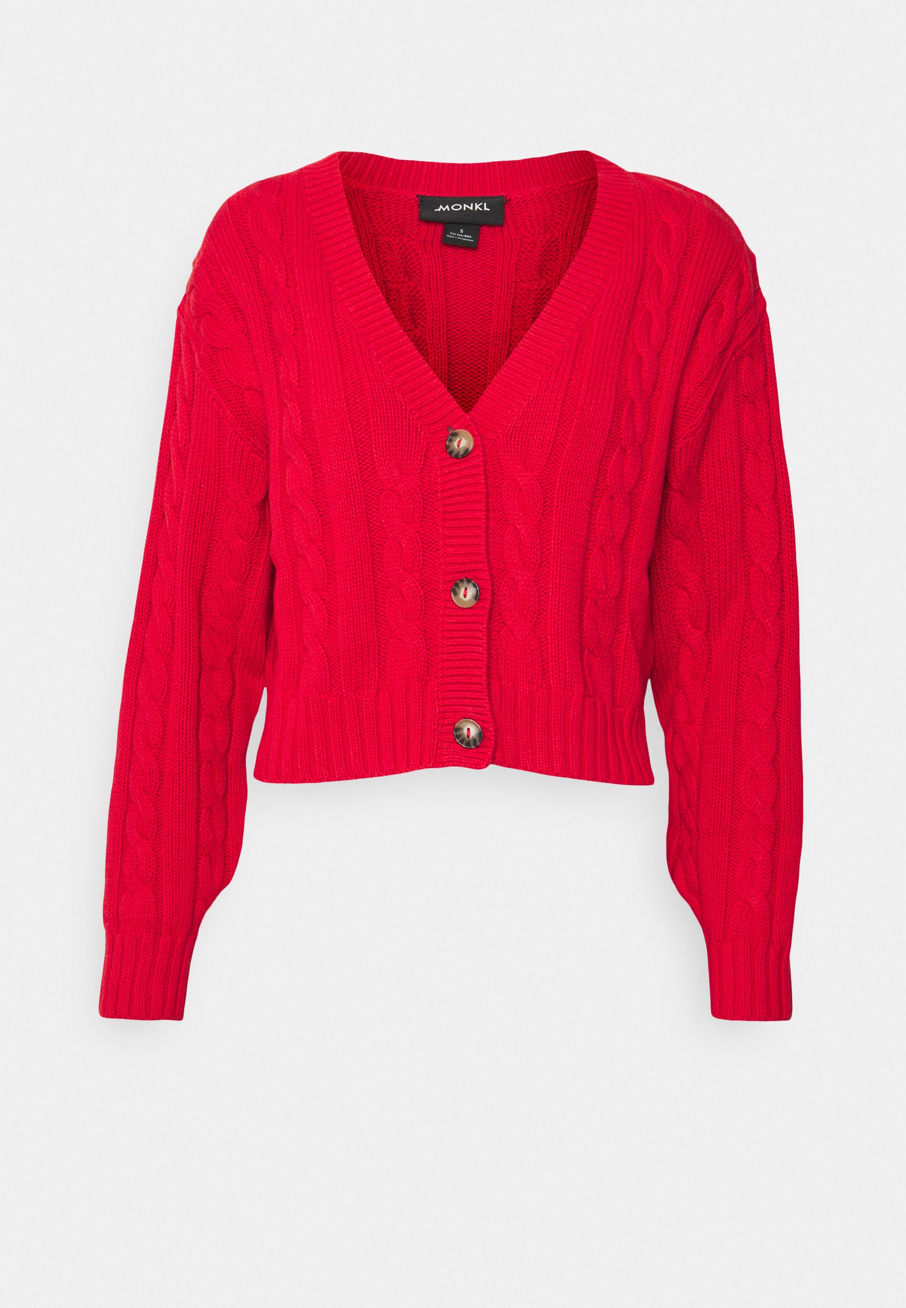 cheap red cardigan