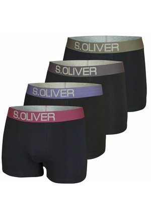 RETRO 4ER PACK BEQUEM  - Pants - schwarz khaki schwarz bordeaux  schwarz blau schwarz grau