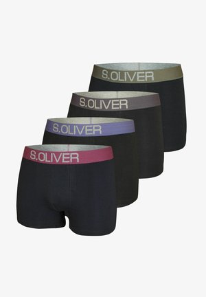 RETRO 4ER PACK BEQUEM - Kelnaitės - schwarz khaki schwarz bordeaux schwarz blau schwarz grau