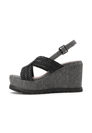 Queen Helena, Sandali con plateau - nero